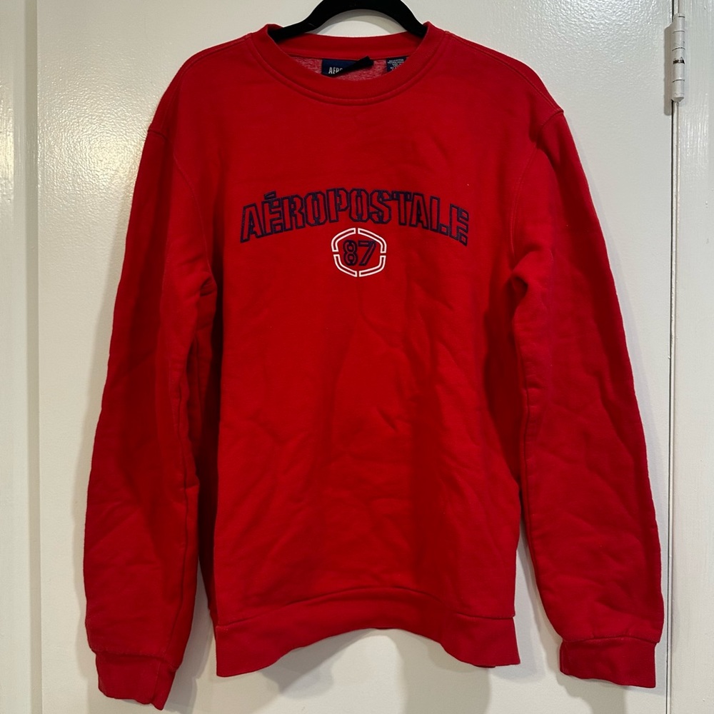 Unisex Medium Red Aeropostale Crewneck ❤️
